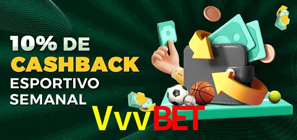 10% de bônus de cashback na Vvvbet